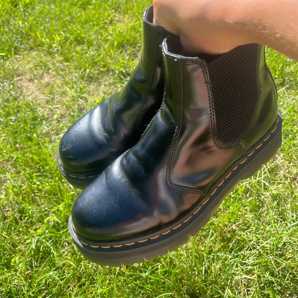 Dr.martens platform Chelsea boots!